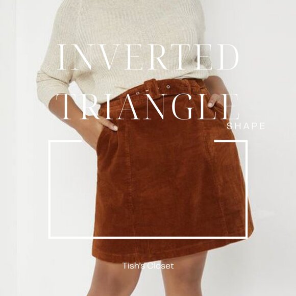 🔻 Inverted Triangle Shape Style Guide - Picture 1 of 1